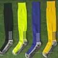 Meias de futebol masculino grip atacado joelho alto antiderrapante meias de futebol personalizadas